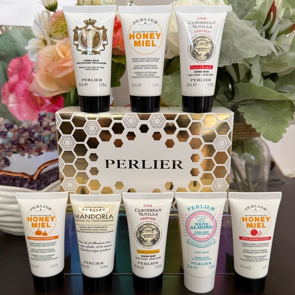Perlier Other - 🆕🪷 PERLIER LIMITED EDITION 8-PIECE HAND CREAM SET. BRAND NEW FACTORY SEALED.
